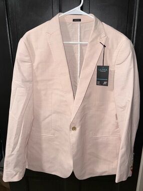 jf j.ferrar Pale Pink Single-Breasted Sport Coat